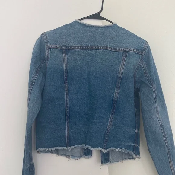Retrod Blue Jean Jacket. Natural hem. Size S. Canadian Imported. EUC - Picture 3 of 5
